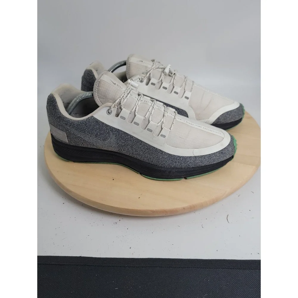 Nike Zoom WinFlo 5 Run Shield  White Gray Women Size 11 AO1573-100