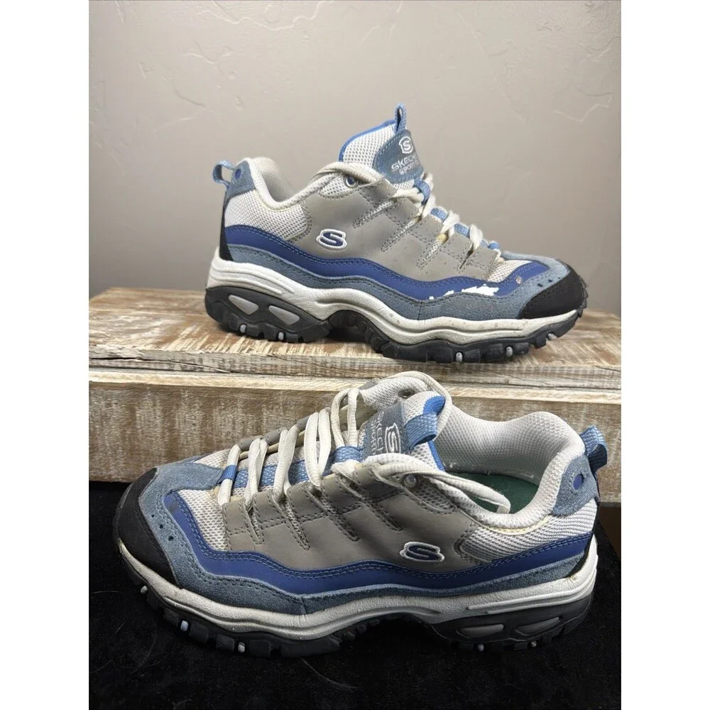 Skechers Sport Low Top Lace-Up Athletic Sneakers EUC SN2250/CDBL  Y2K