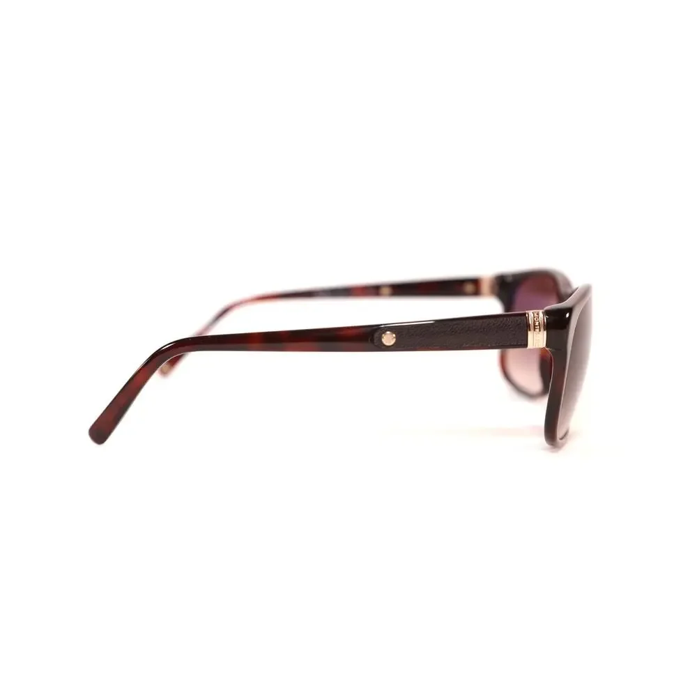 Montblanc Rectangle Men's Designer Sunglasses - Dark Brown Havana/Brown - NWT