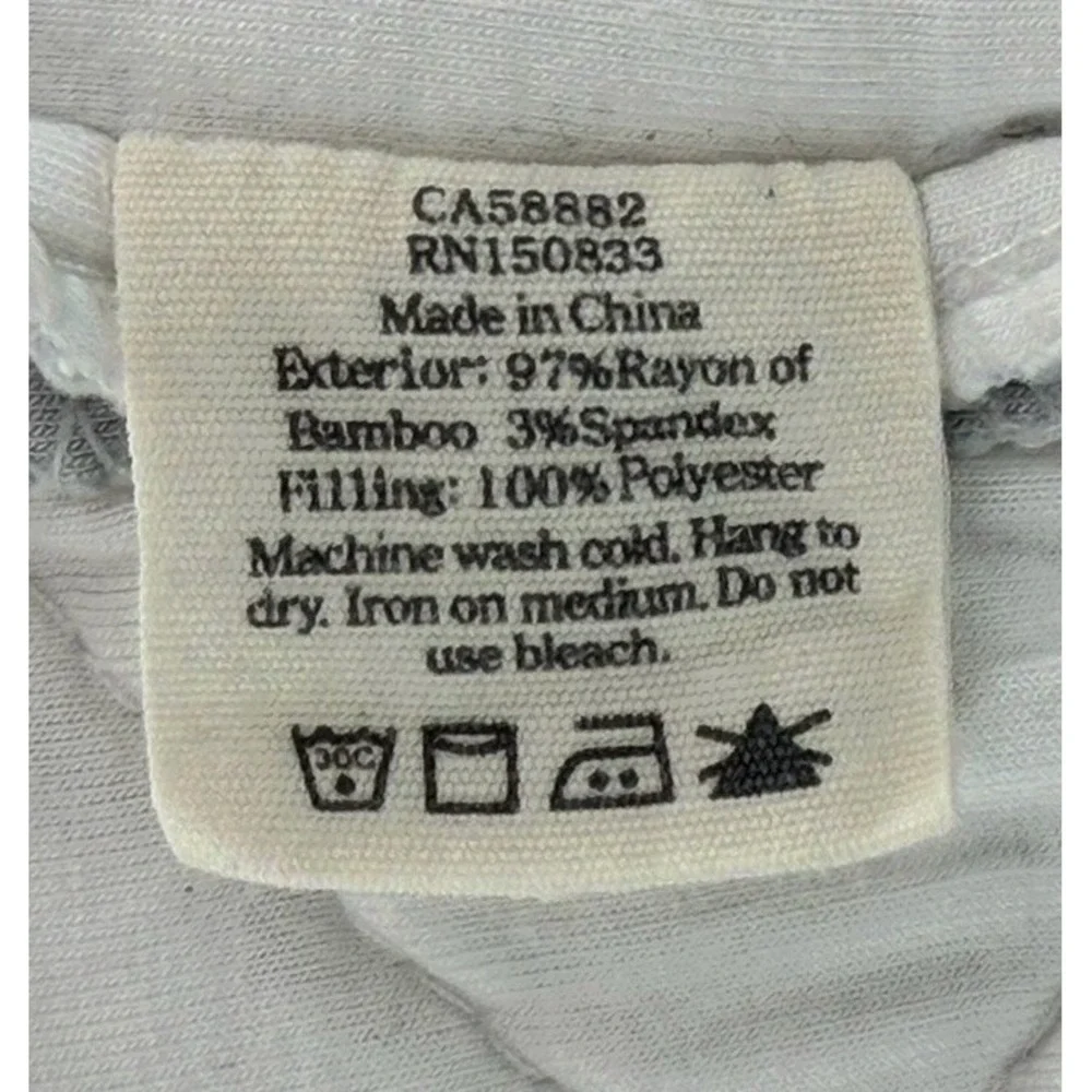 Kyte Baby Sleep Bag Sleepsack Size M 2.5 TOG Gray Bamboo Wearable Blanket