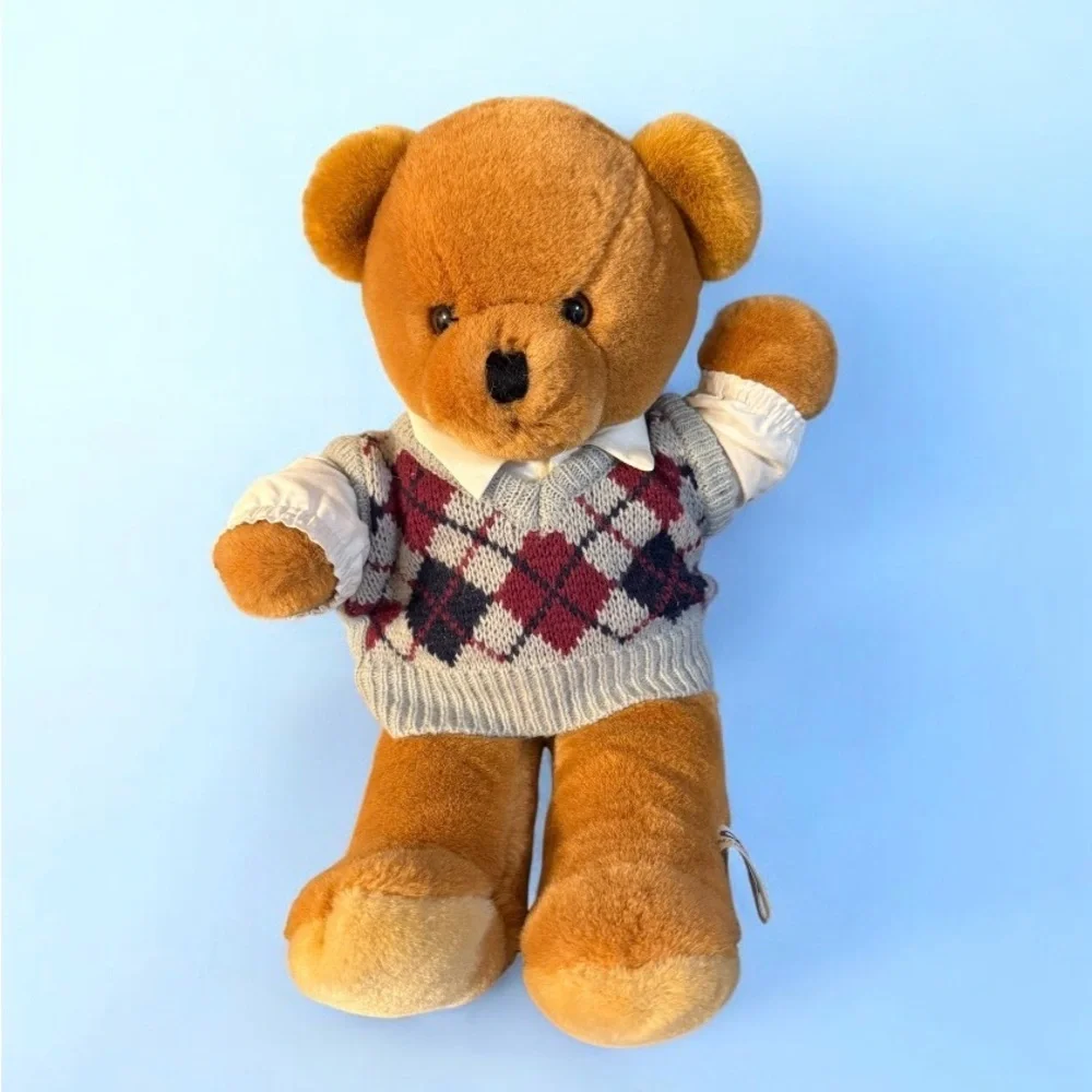 Vintage Chosun Brown Teddy Bear 1987 16