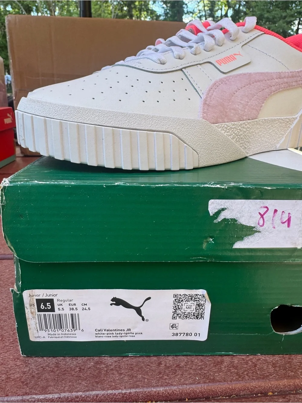 Puma white kids