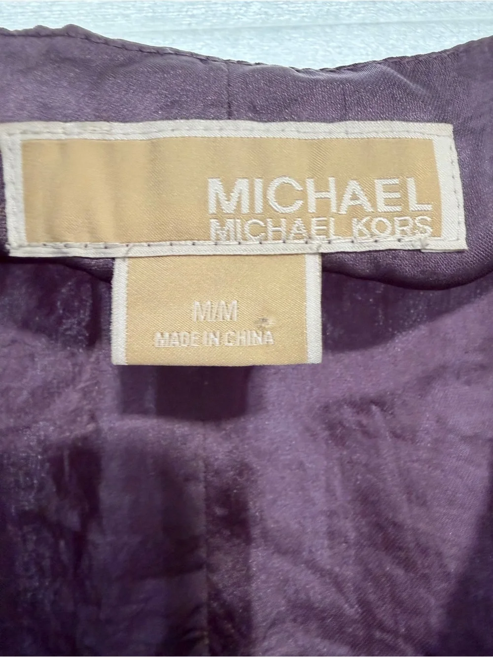 Michael Kors purple michael