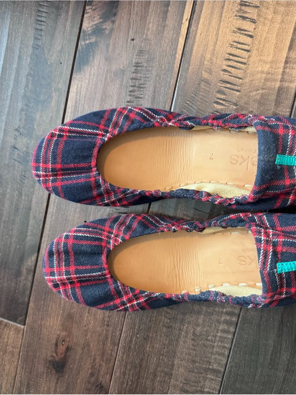 Tieks classic plaid