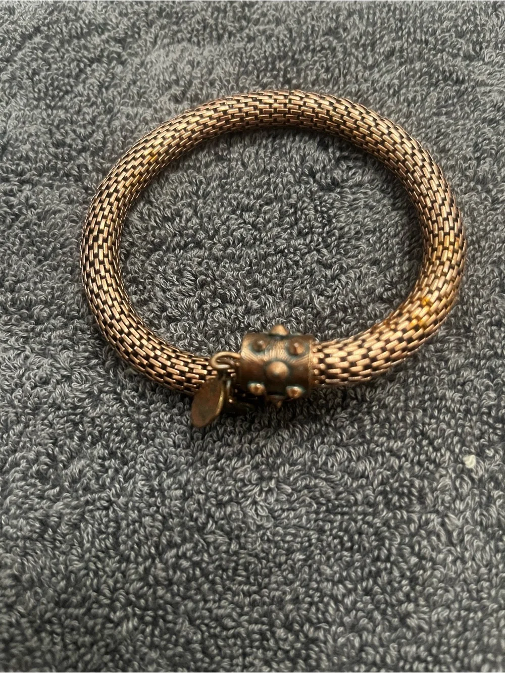 Alex and Ani Elegant Bronze-Tone Textured Women's Wrap Sixty Six Bracelet