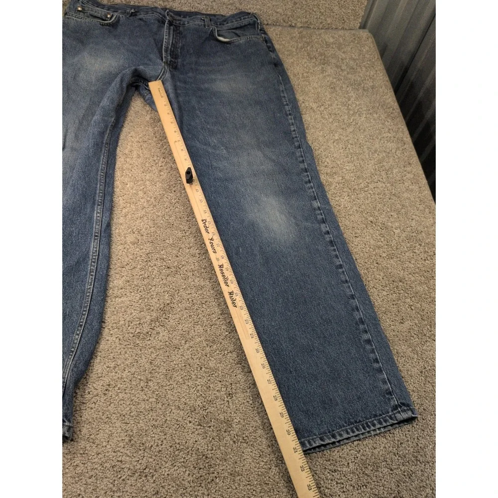 Brooks Brothers 346 Mens Straight Leg Blue Denim Jeans 40x32 Medium Wash Cotton