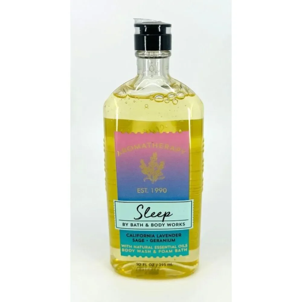 Bath & Body Works Aromatherapy Sleep California Lavender Body Wash 10 oz *NEW