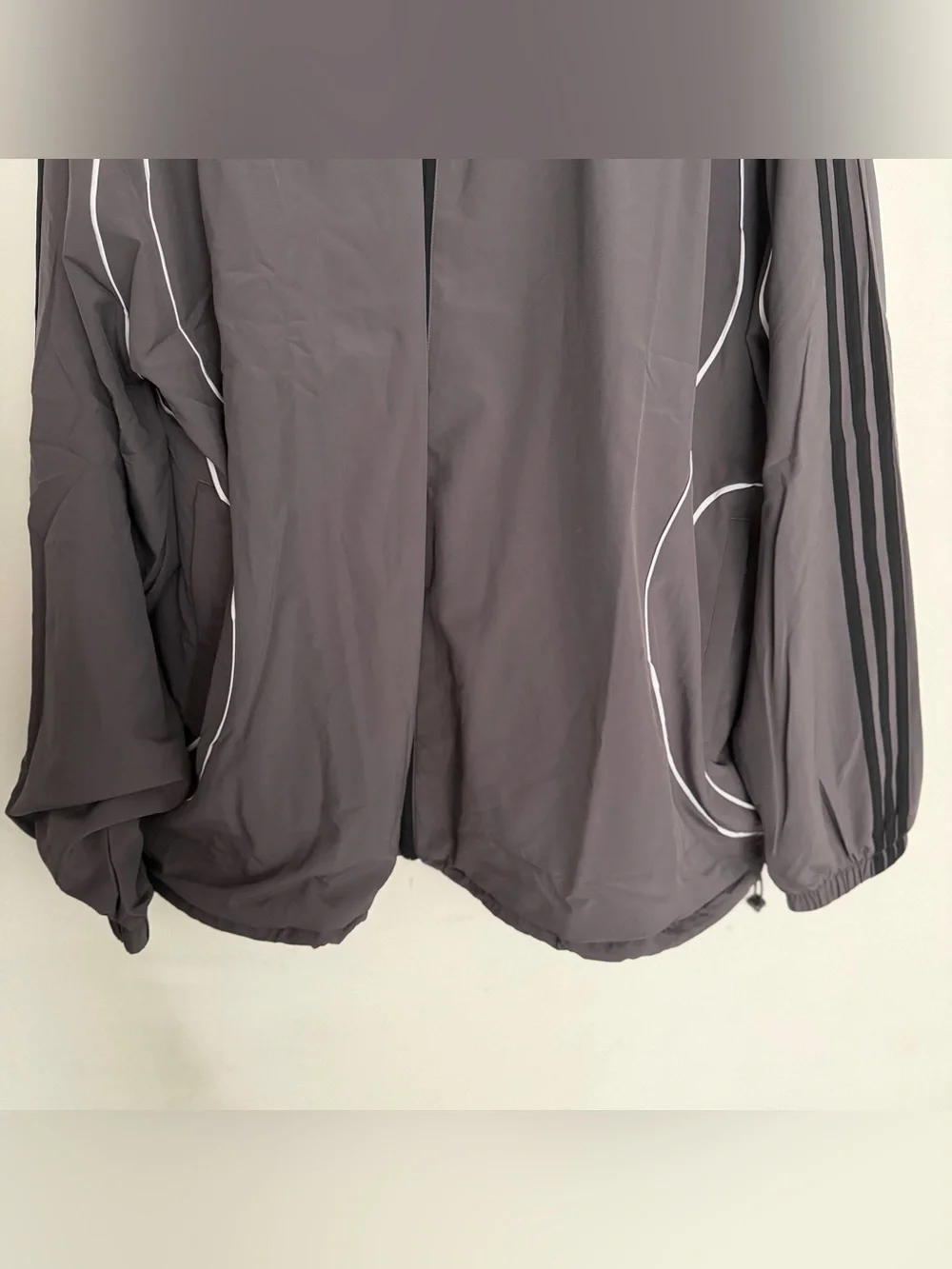 Men’s Adidas Teamgeist Adicolor Funnel Neck Loose Fit Woven Track Top Size 3XL