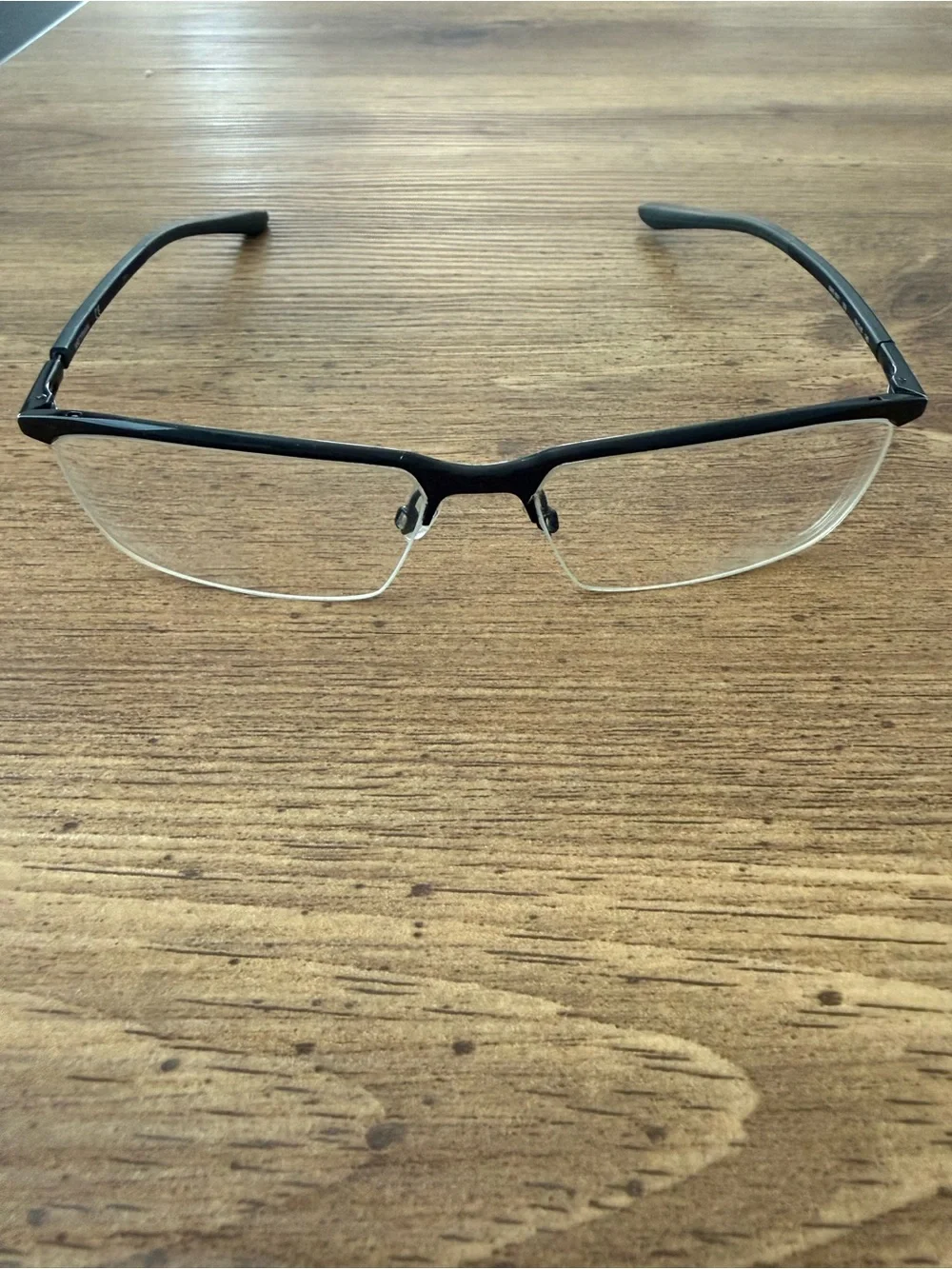 Nike Men’s 6071 003 Eyeglasses Frames Only 711 59-16-145 Black Titanium