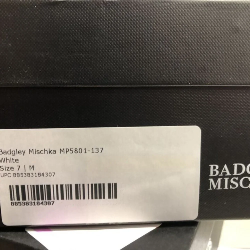 Badgley Mischka new box