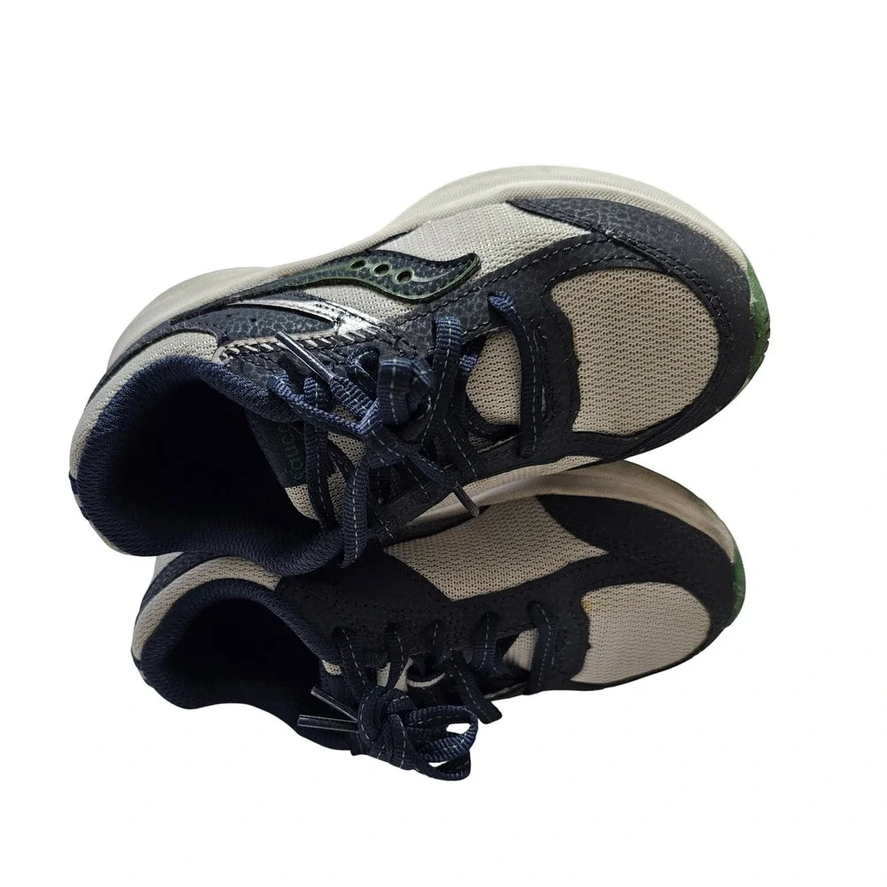 Bundle Saucony Cohesion and Skechers Kids Athletic Sneakers Navy Black Size 12