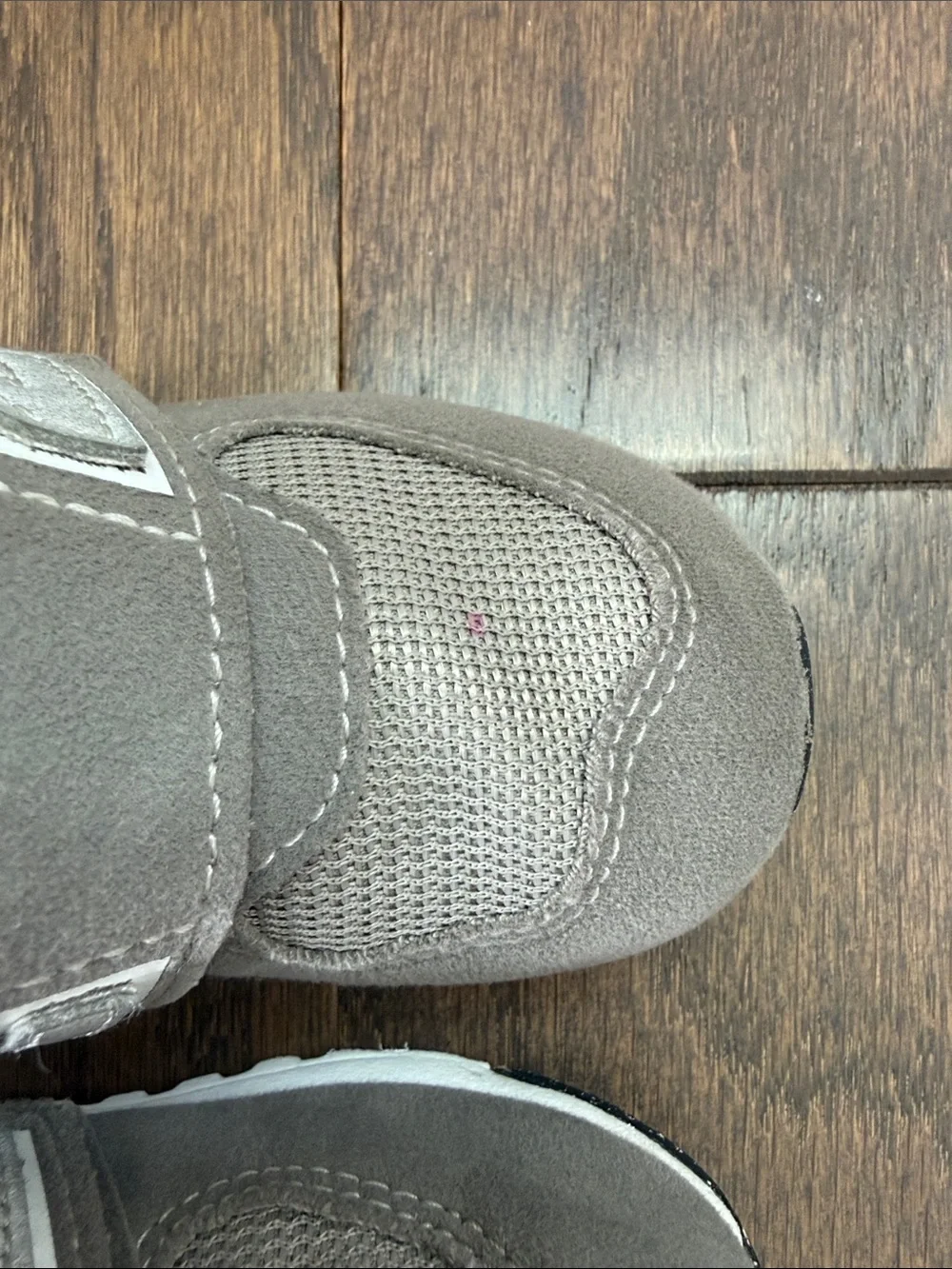 New Balance New-b 574 Gray Velcro Sneakers