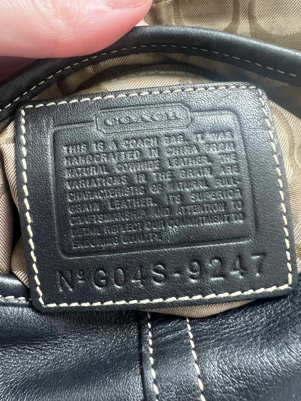 Coach vintage 9247