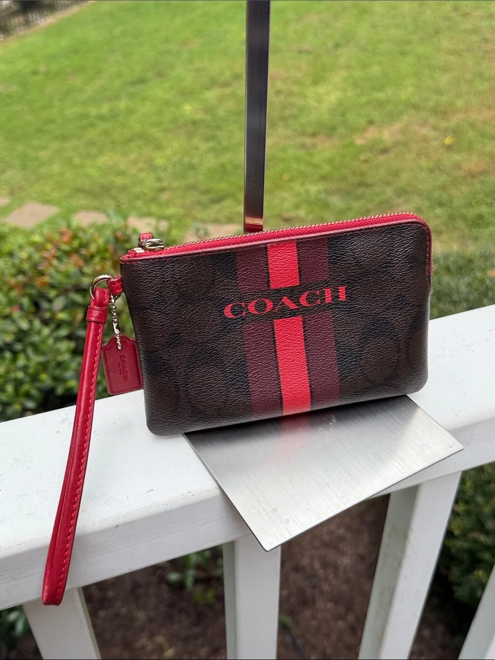 Coach wristlet signature