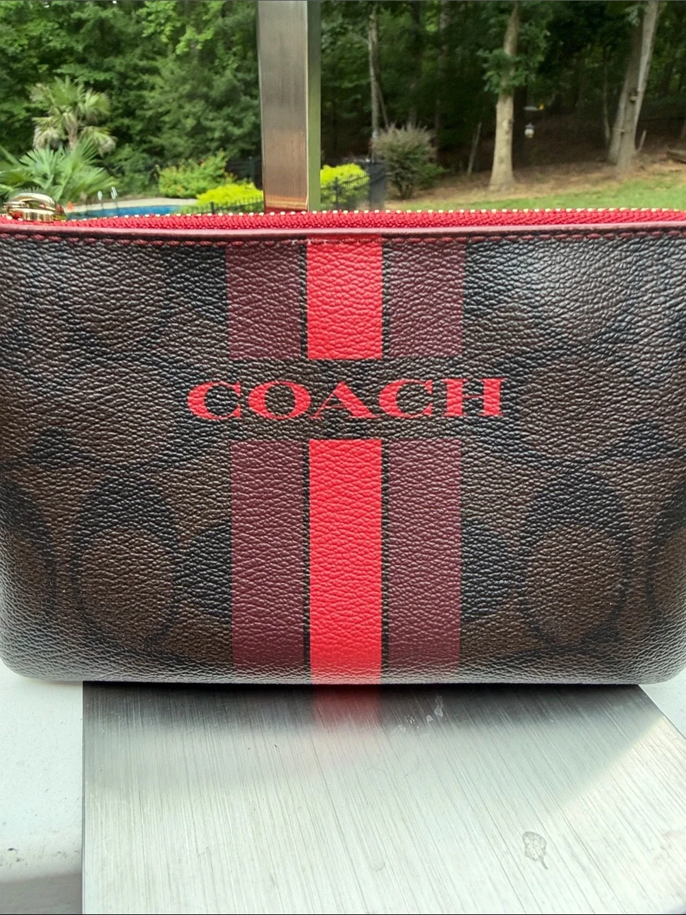 Coach wristlet signature