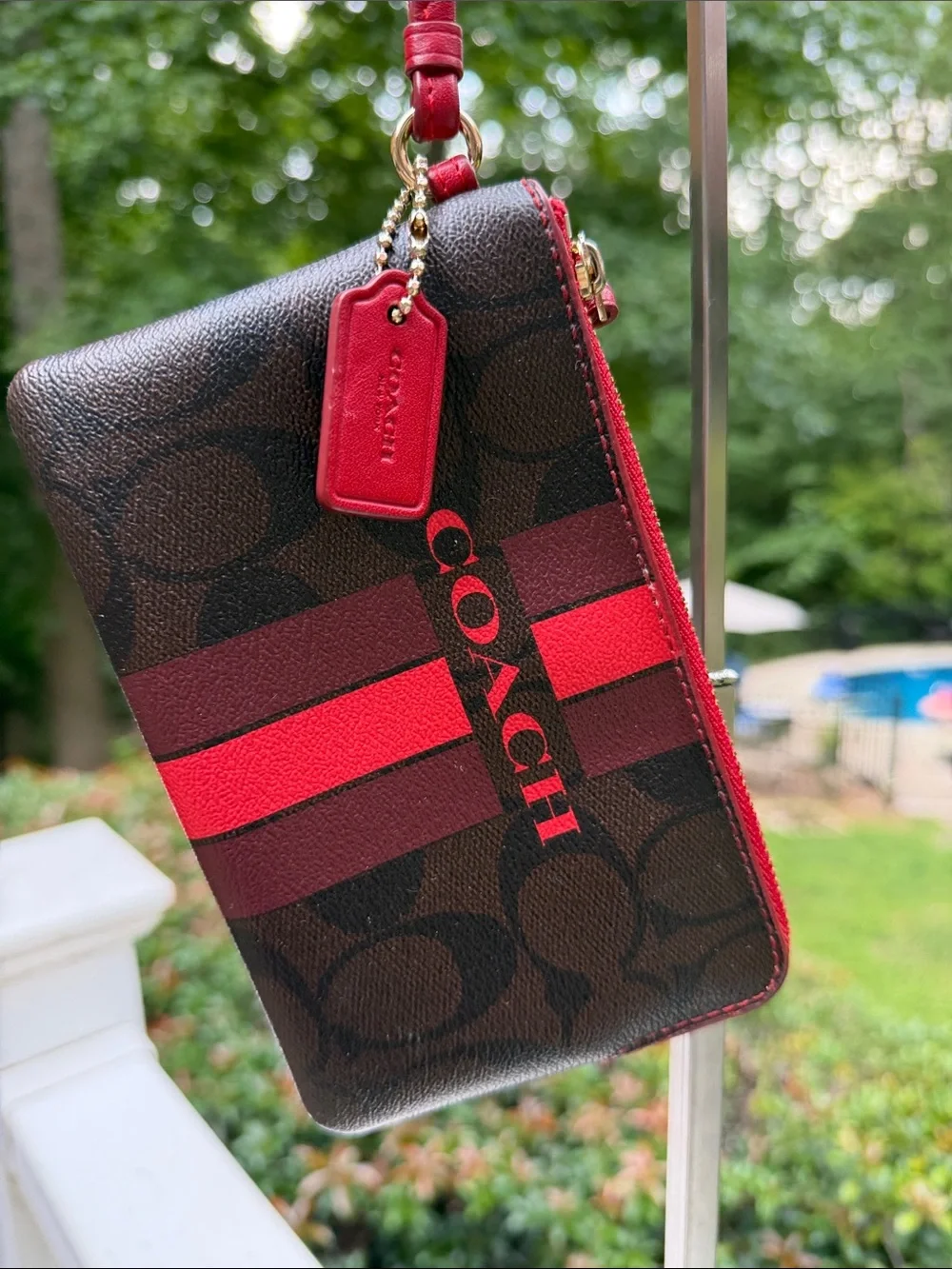 Coach wristlet signature