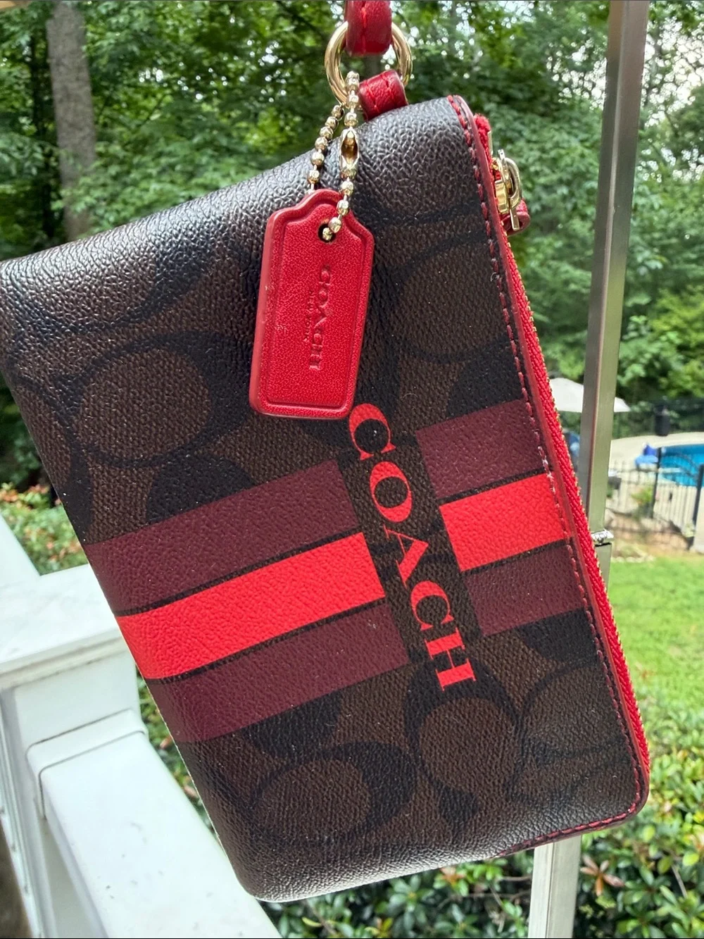 Coach wristlet signature