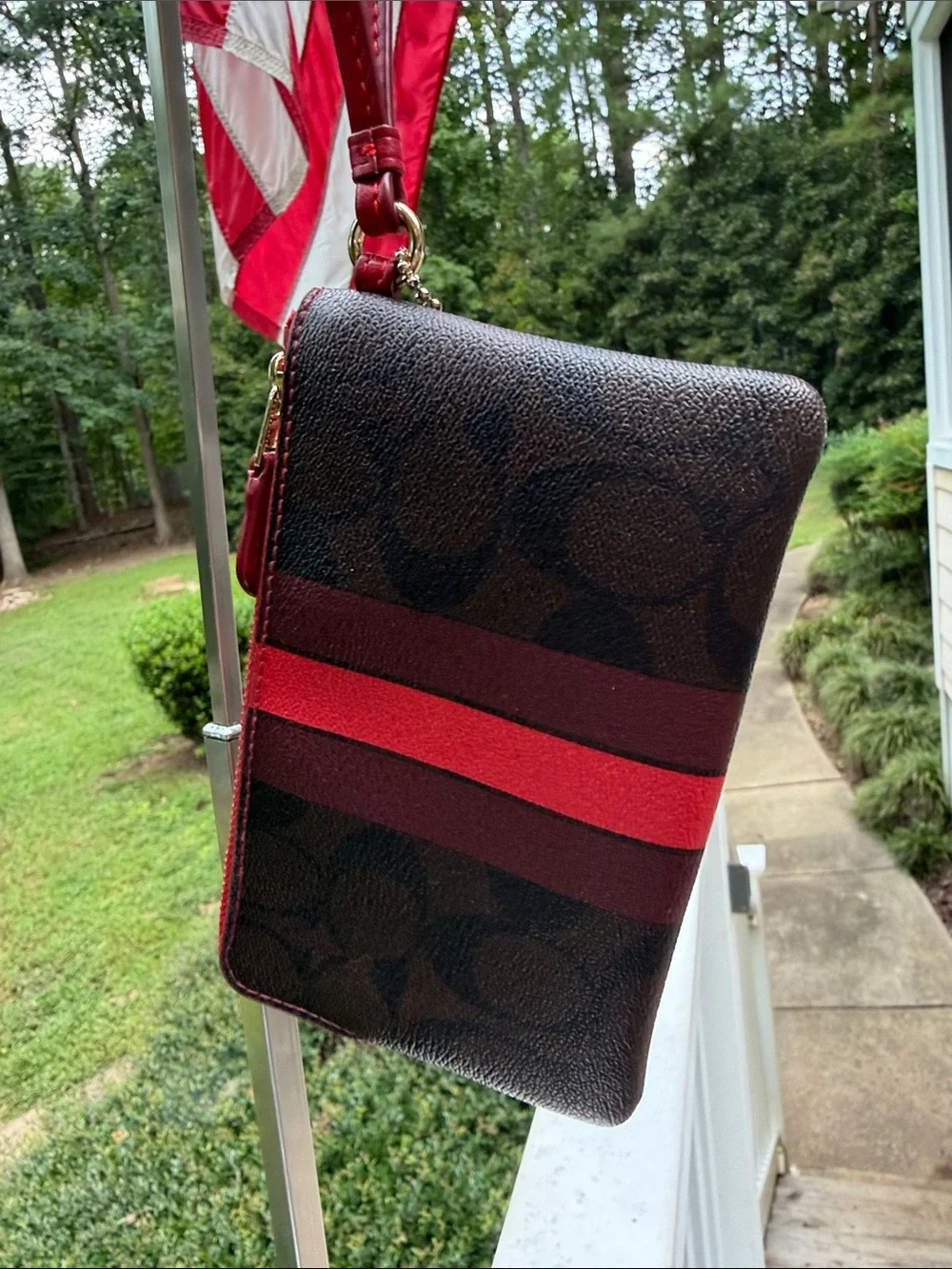 Coach wristlet signature