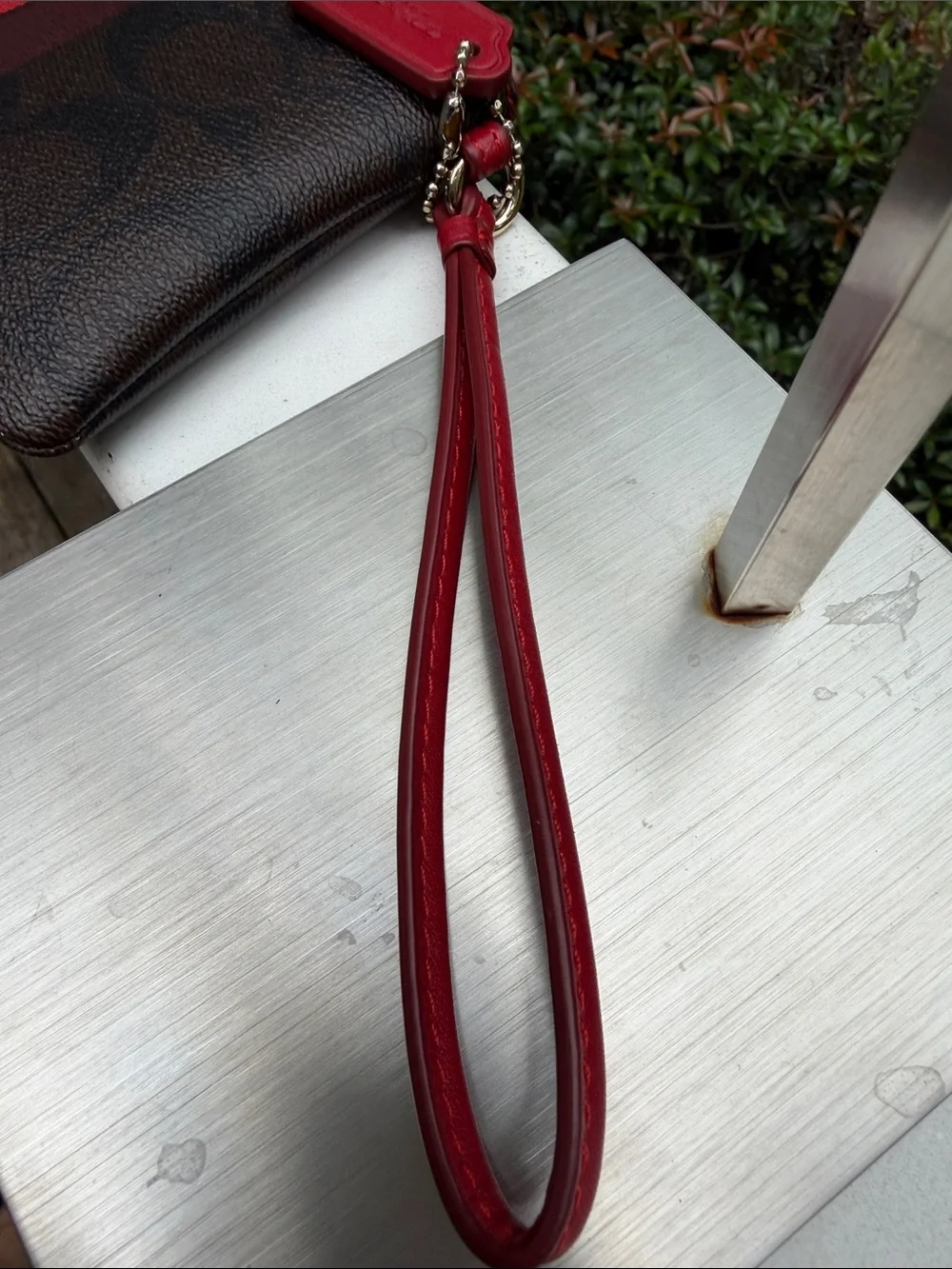 Coach wristlet signature
