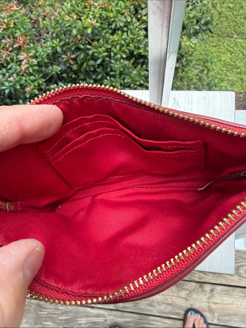 Coach wristlet signature