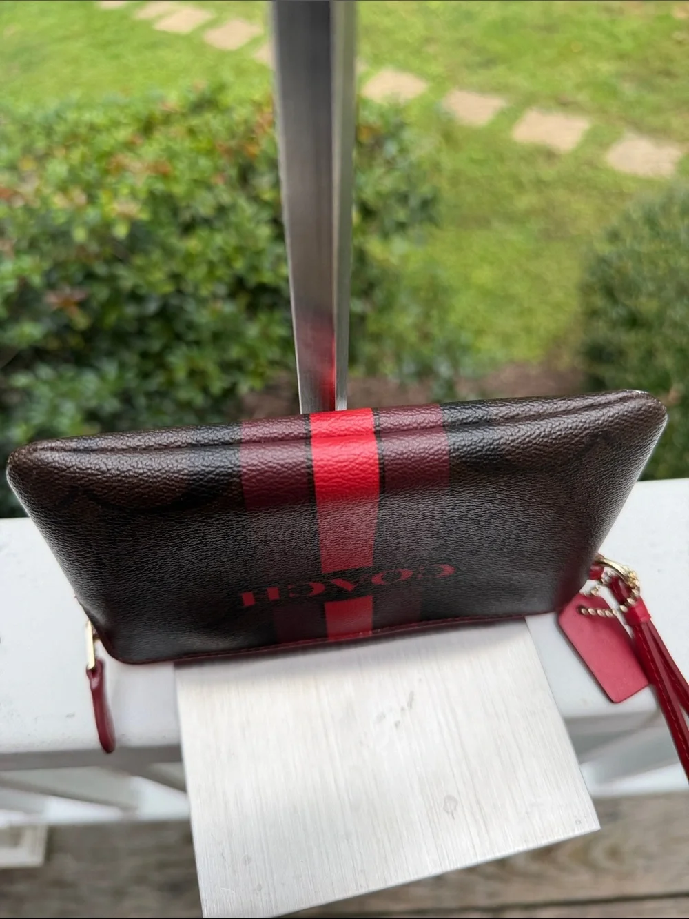 Coach wristlet signature