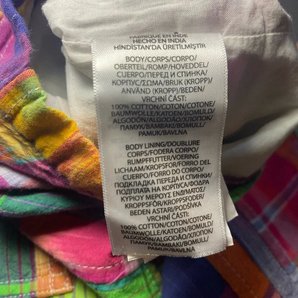 Polo Ralph Lauren vibrant patchwork