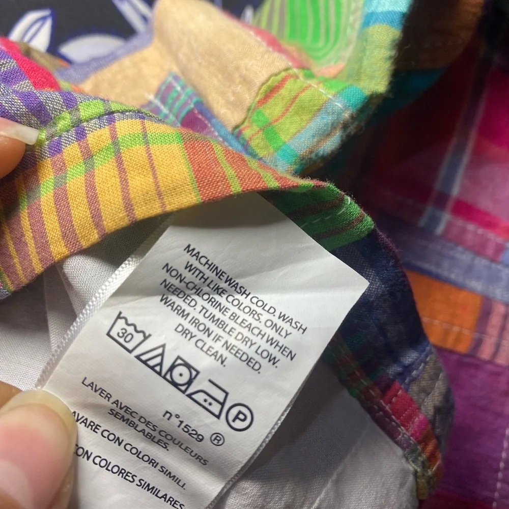 Polo Ralph Lauren vibrant patchwork