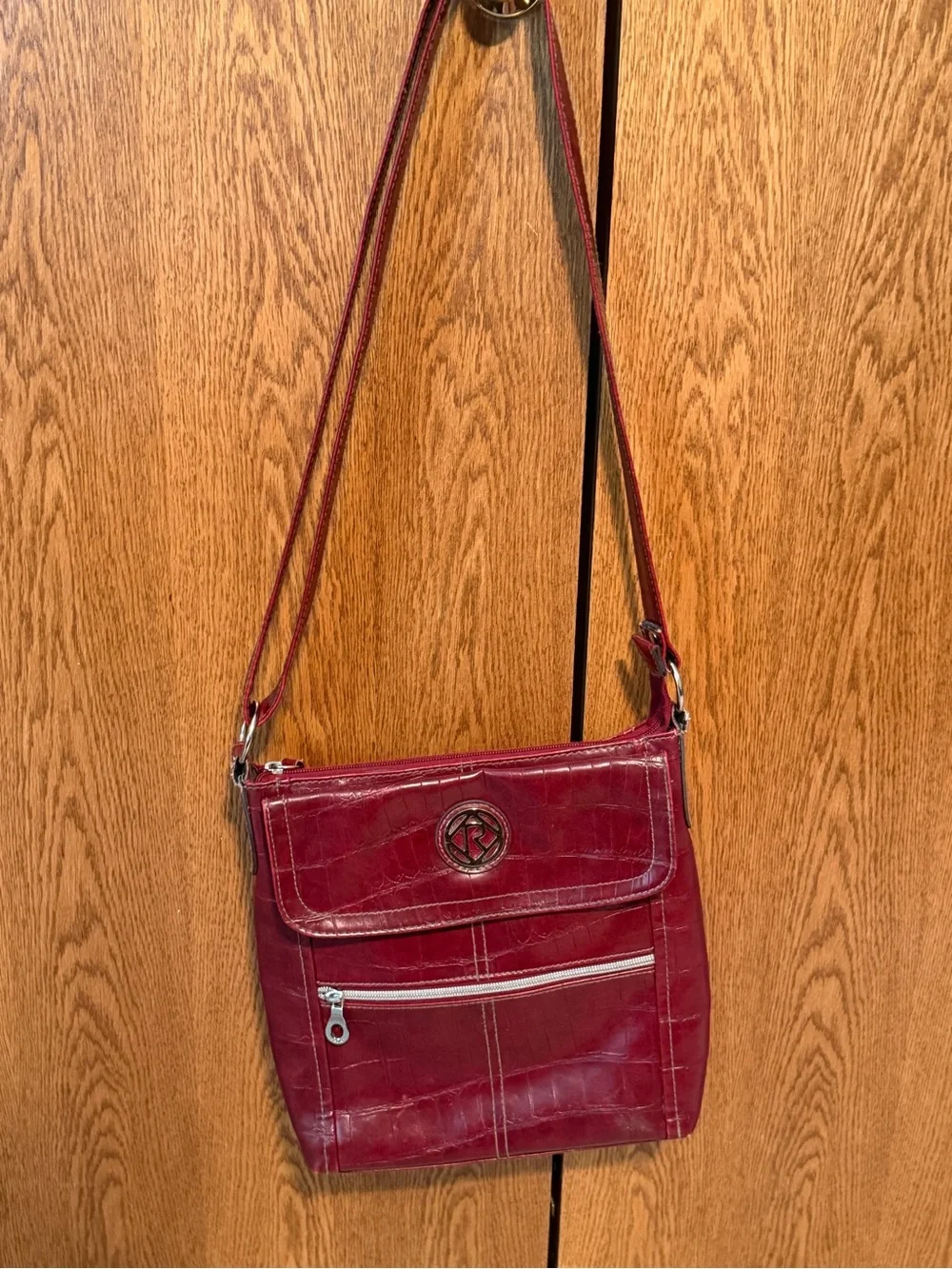 Relic red crossbody