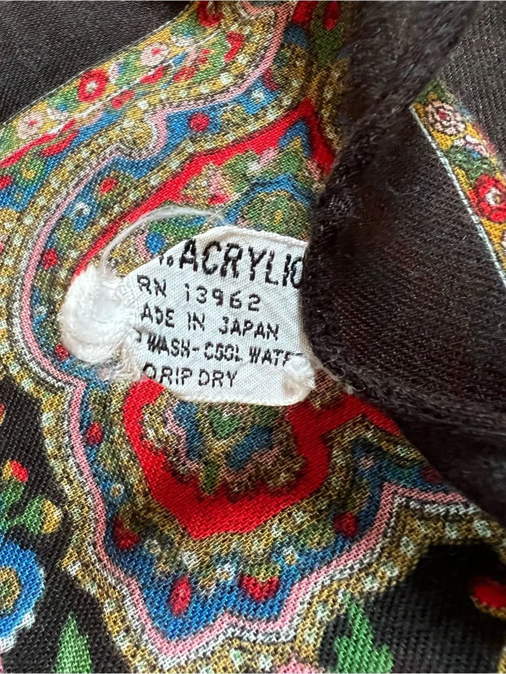 Source Unknown floral paisley