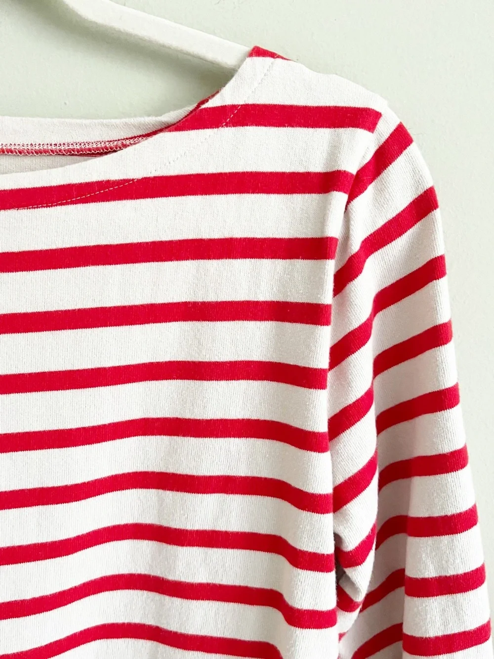 J. Crew red white