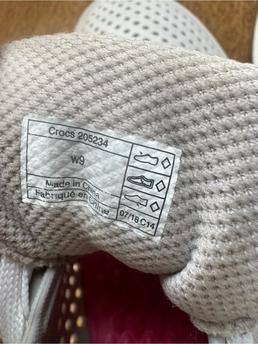 CROCS detail insole