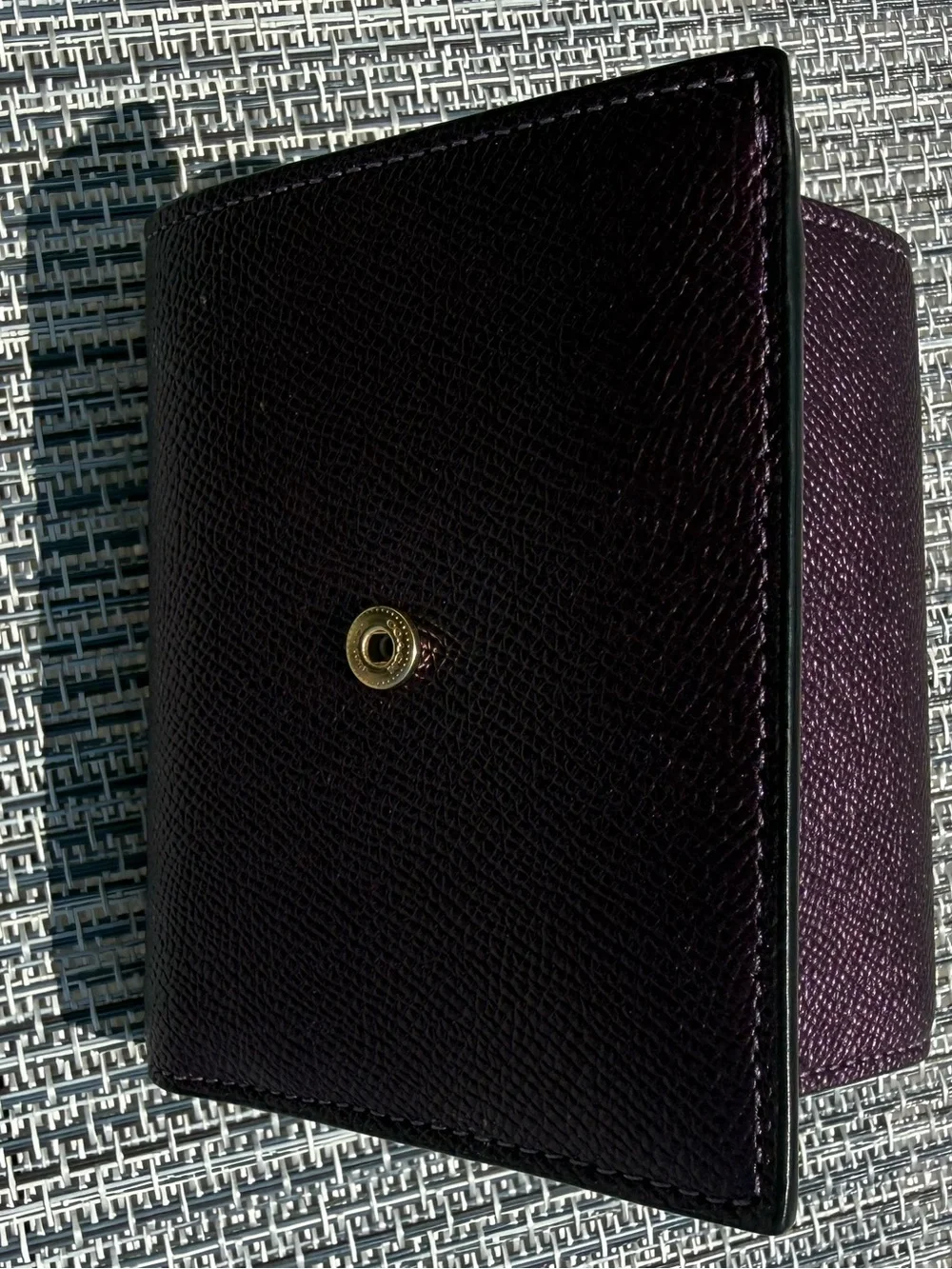 Coach metallic purple