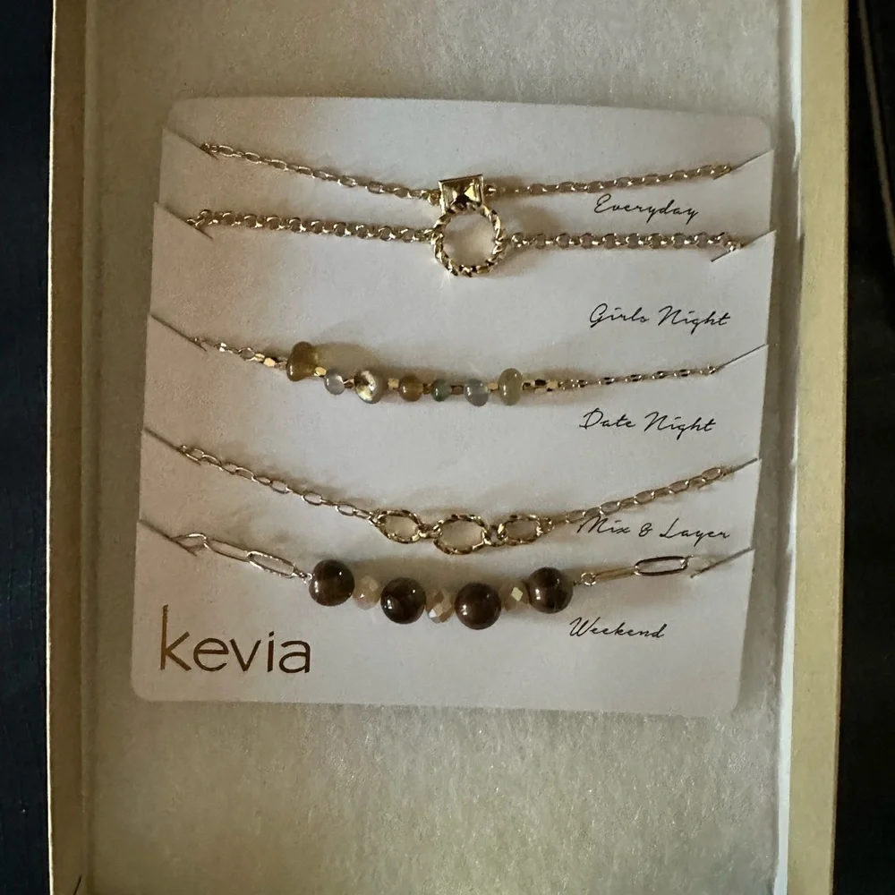 Kevia gold tone
