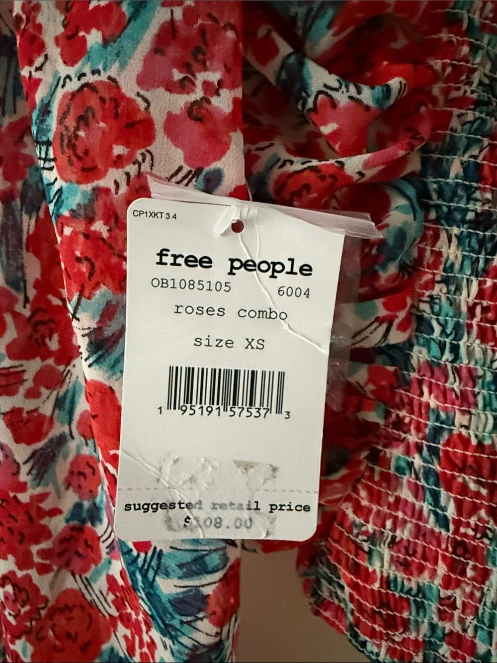 Free People lightweight floral