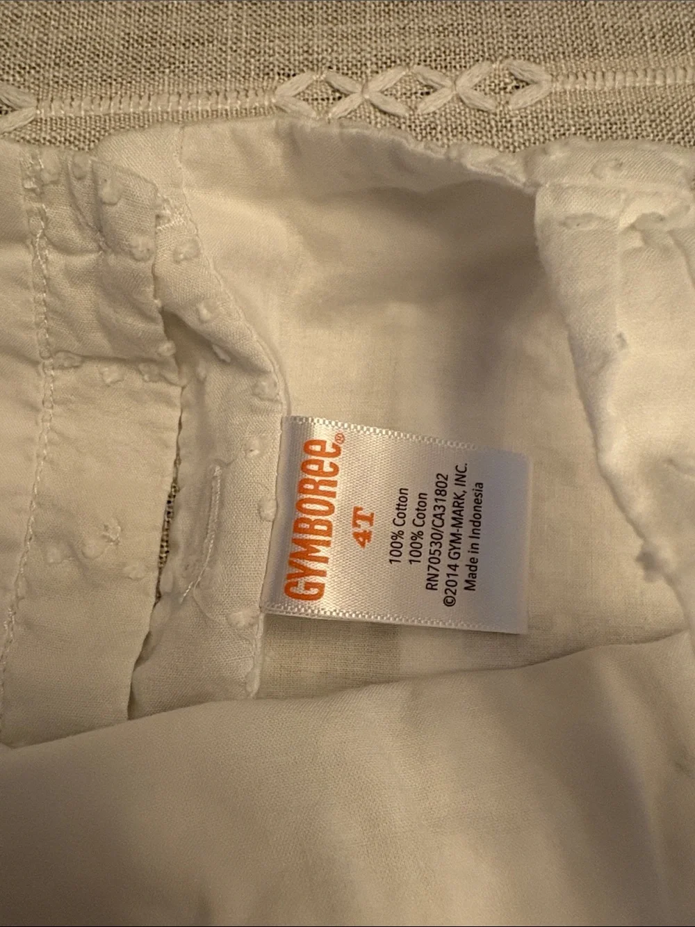 Gymboree size 4t