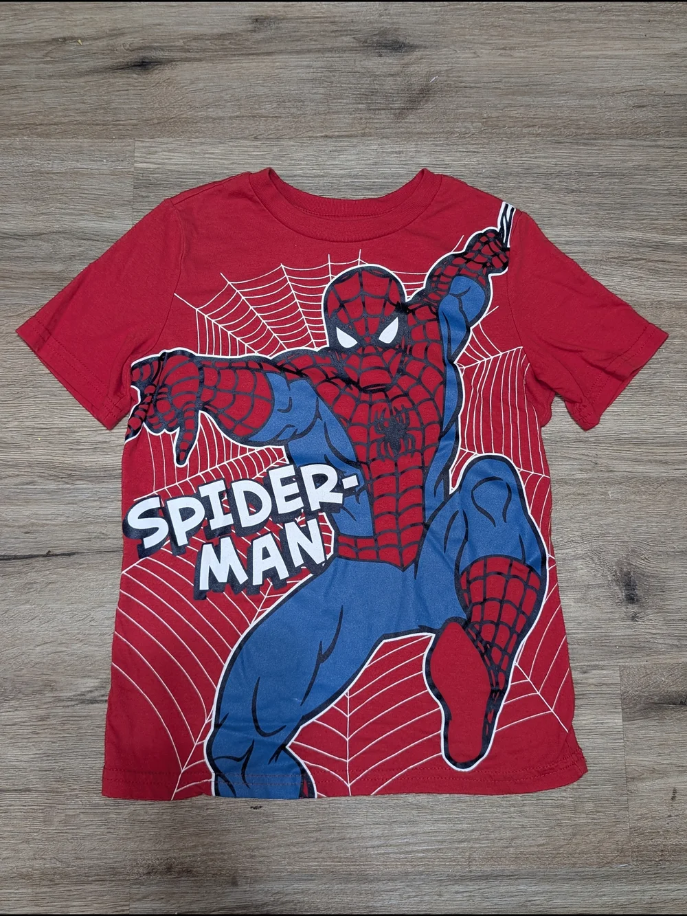 Spider-Man Kids T Red Graphic Short Sleeve T- Shirt By Jumping Beans