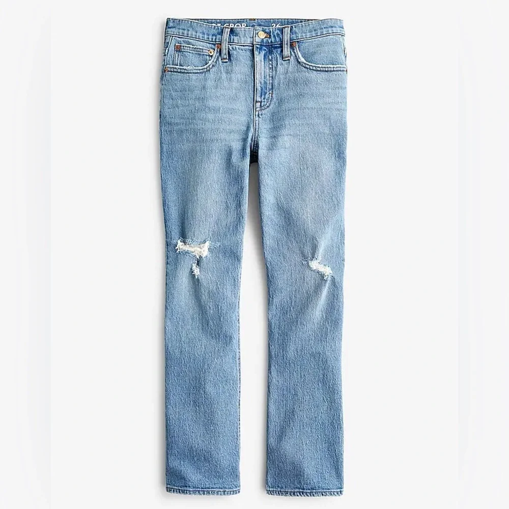 J. Crew Demi Boot Crop Jeans