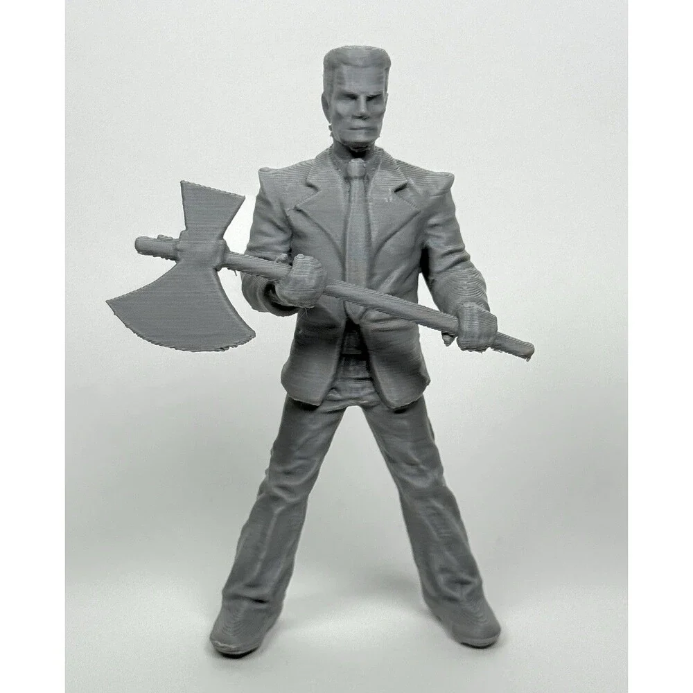 Frankenstein Monster With Ax Paintable Toy