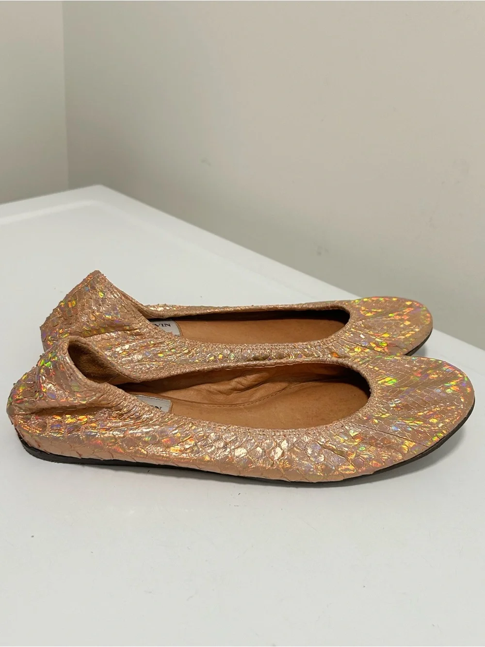 Lanvin iridescent snake