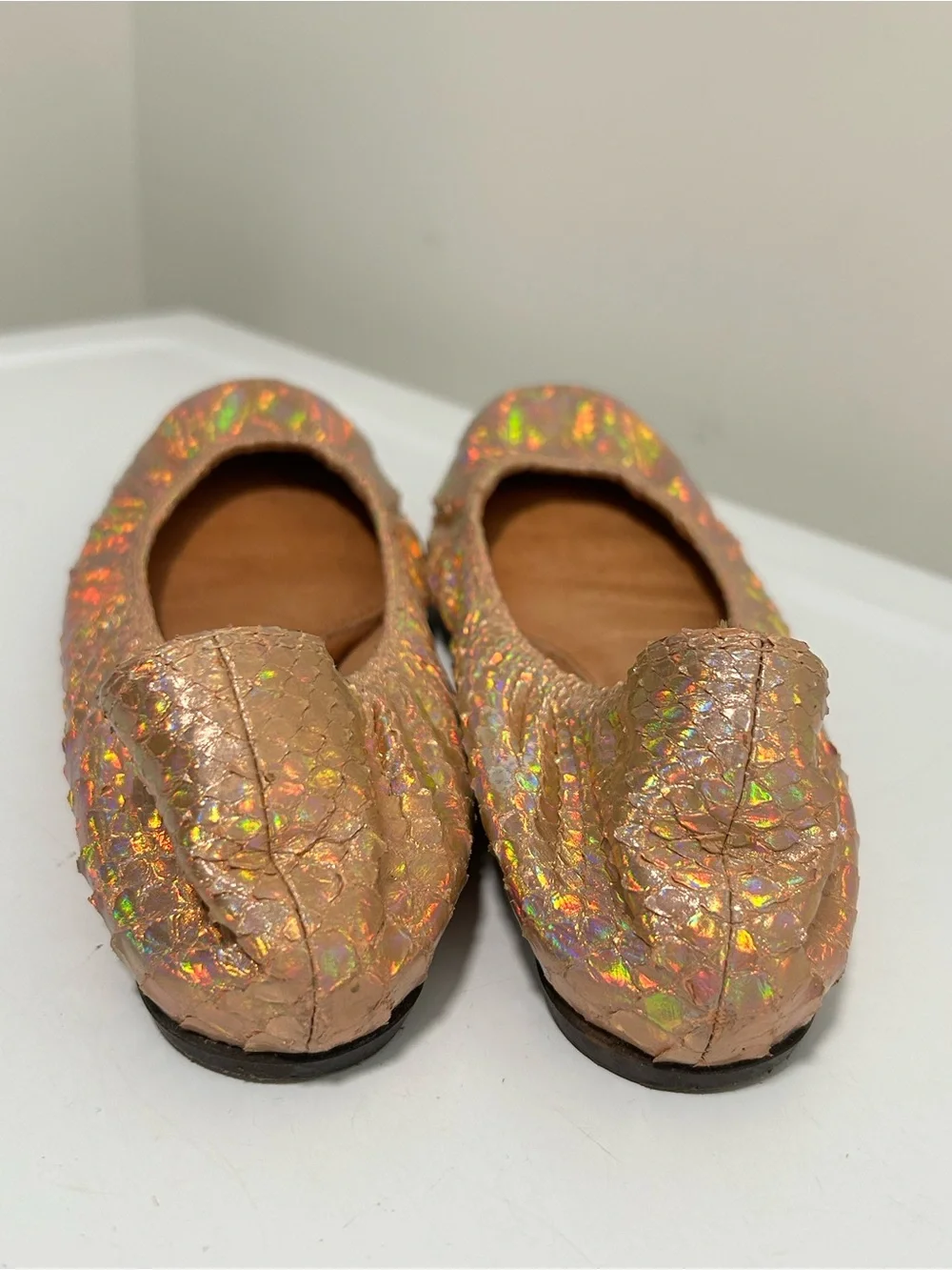 Lanvin iridescent snake