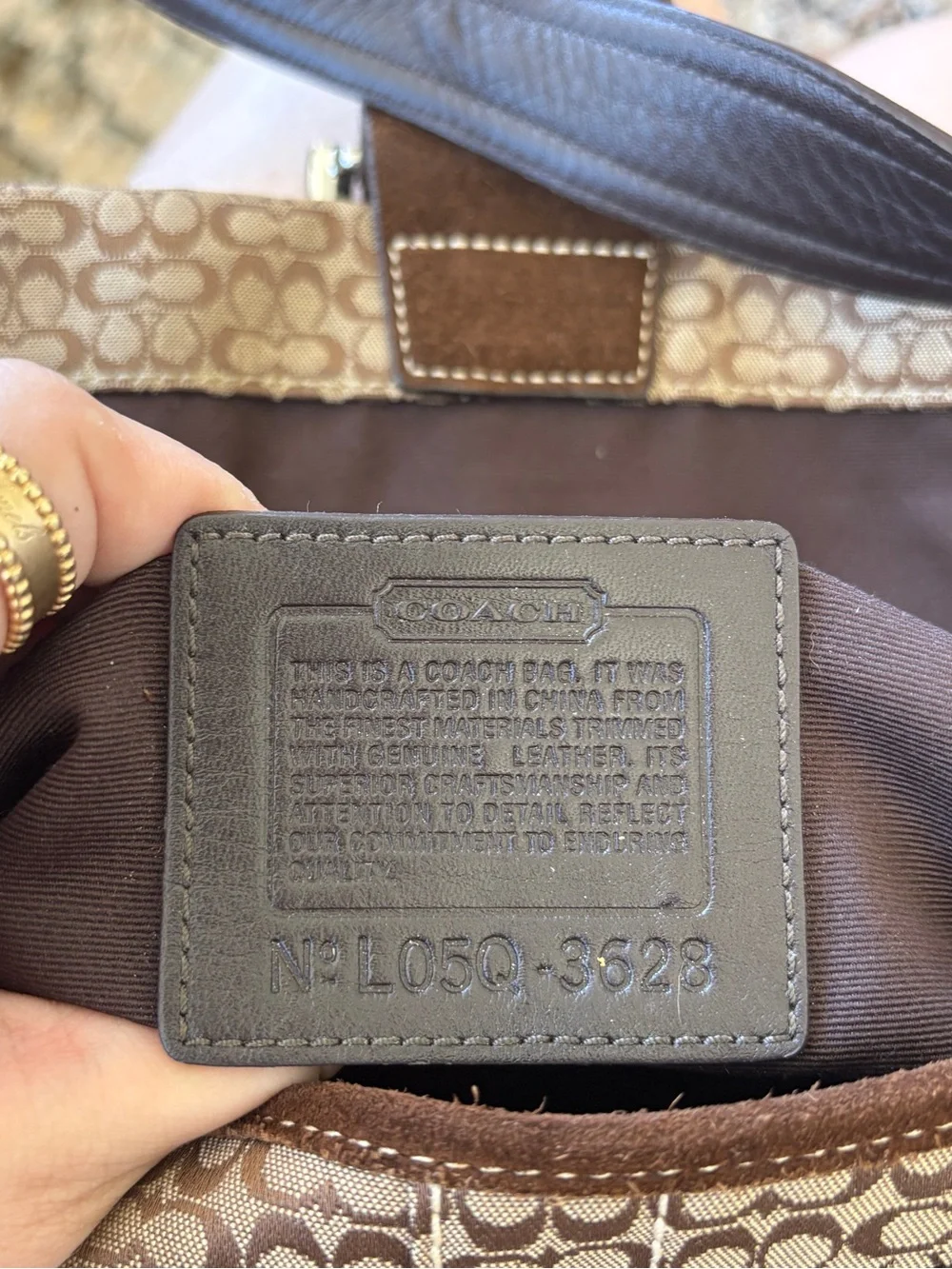 Coach vintage signature