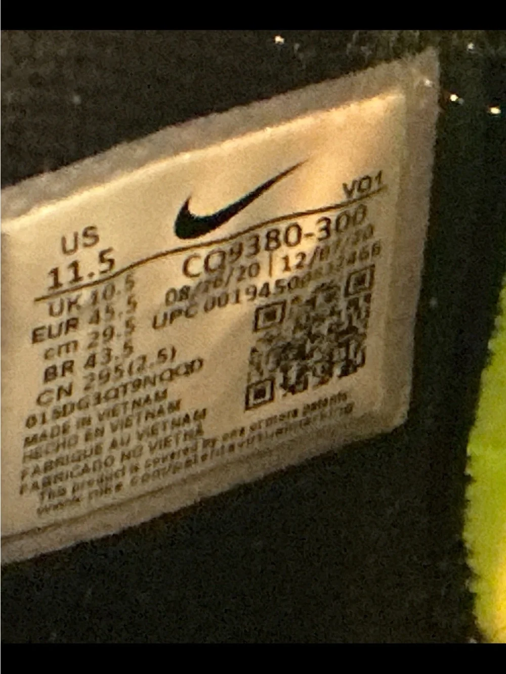 Nike bright lebron