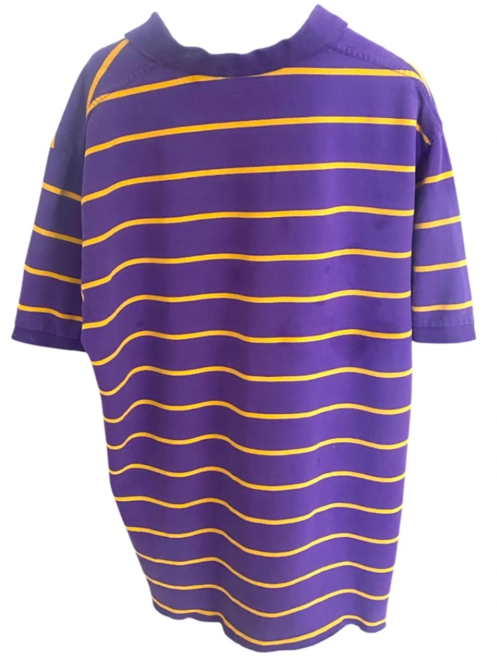 Polo by Ralph Lauren Men’s Lot of 2 Polo Shirts Purple and Navy with Red Stripes