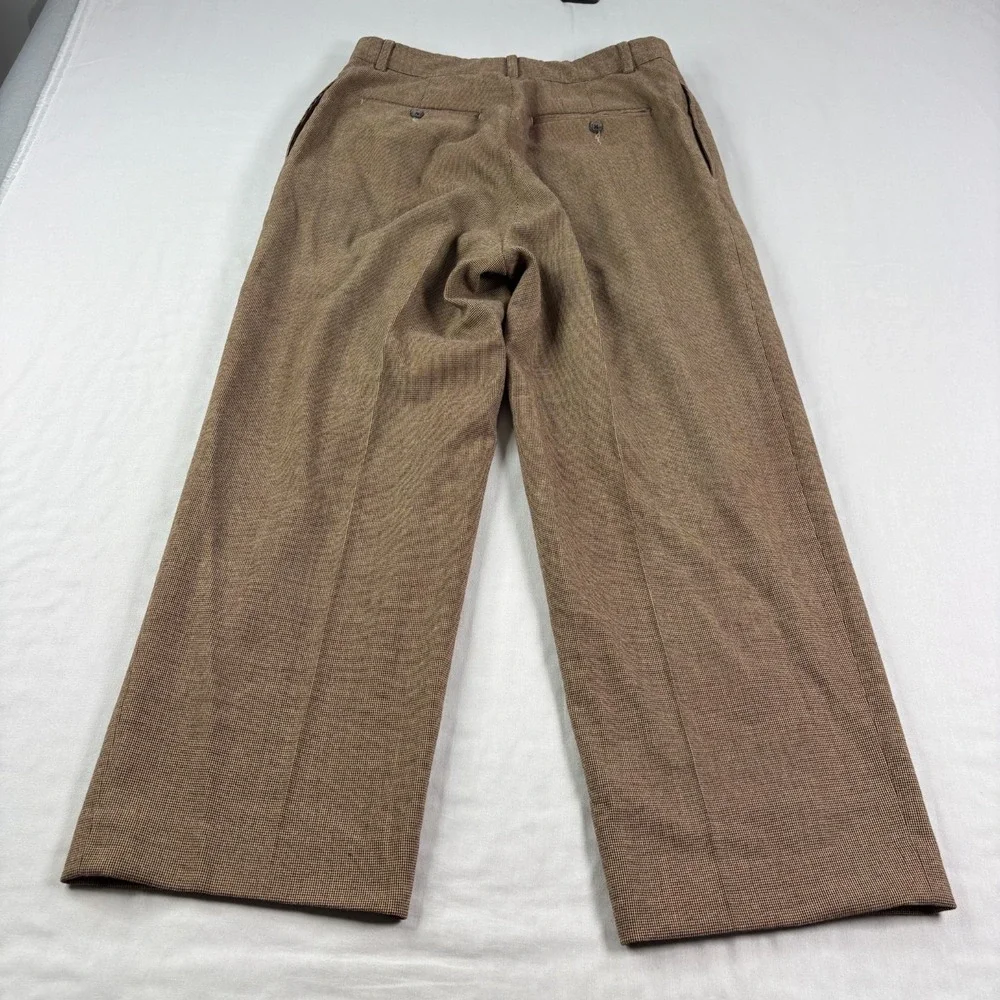Vintage Polo Ralph Lauren Dress Slacks Mens 32x32 (Fits 30x25) Houndstooth