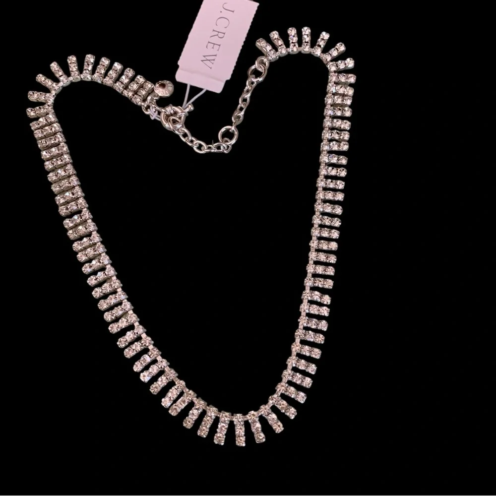 NWT J. Crew Sparkle Crystal Collar Necklace BEAUTIFUL
