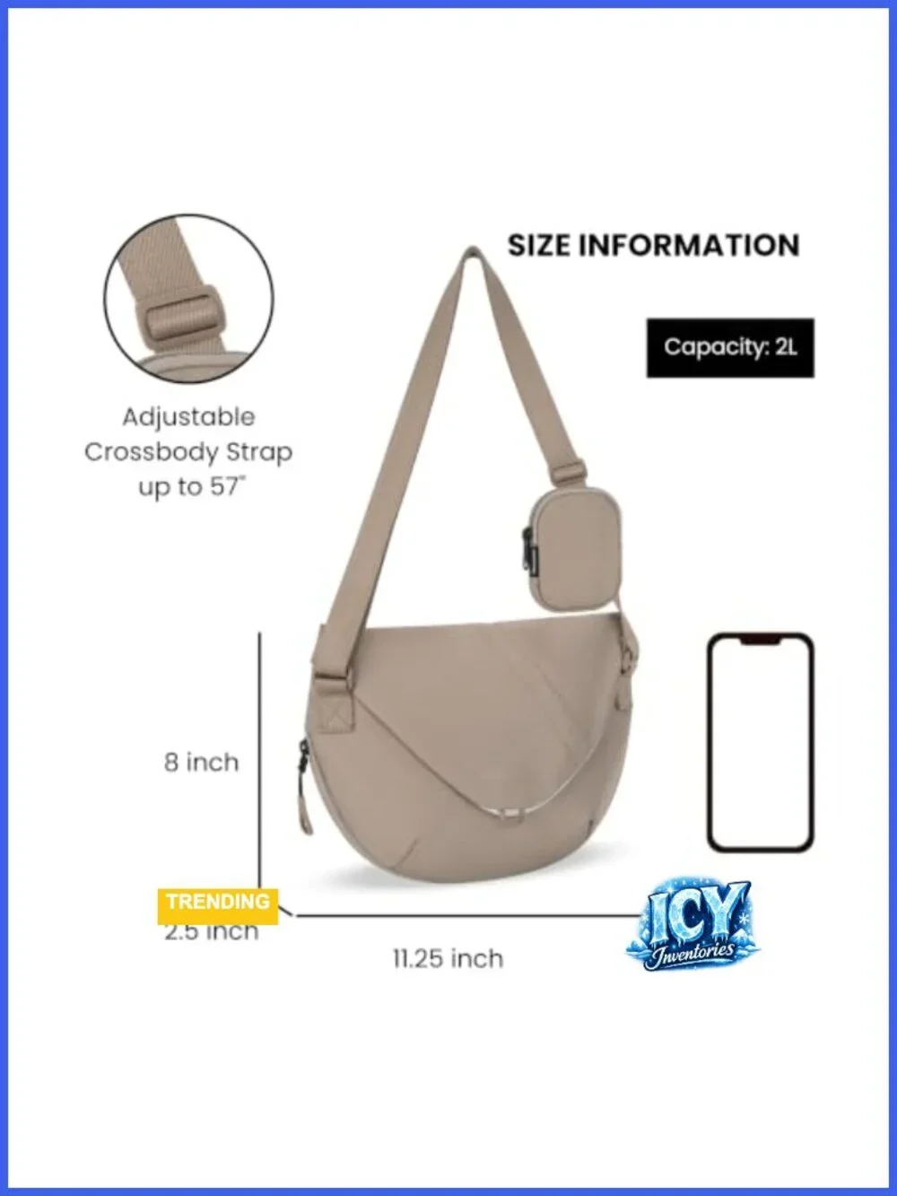 N/A recycled daily shoulder