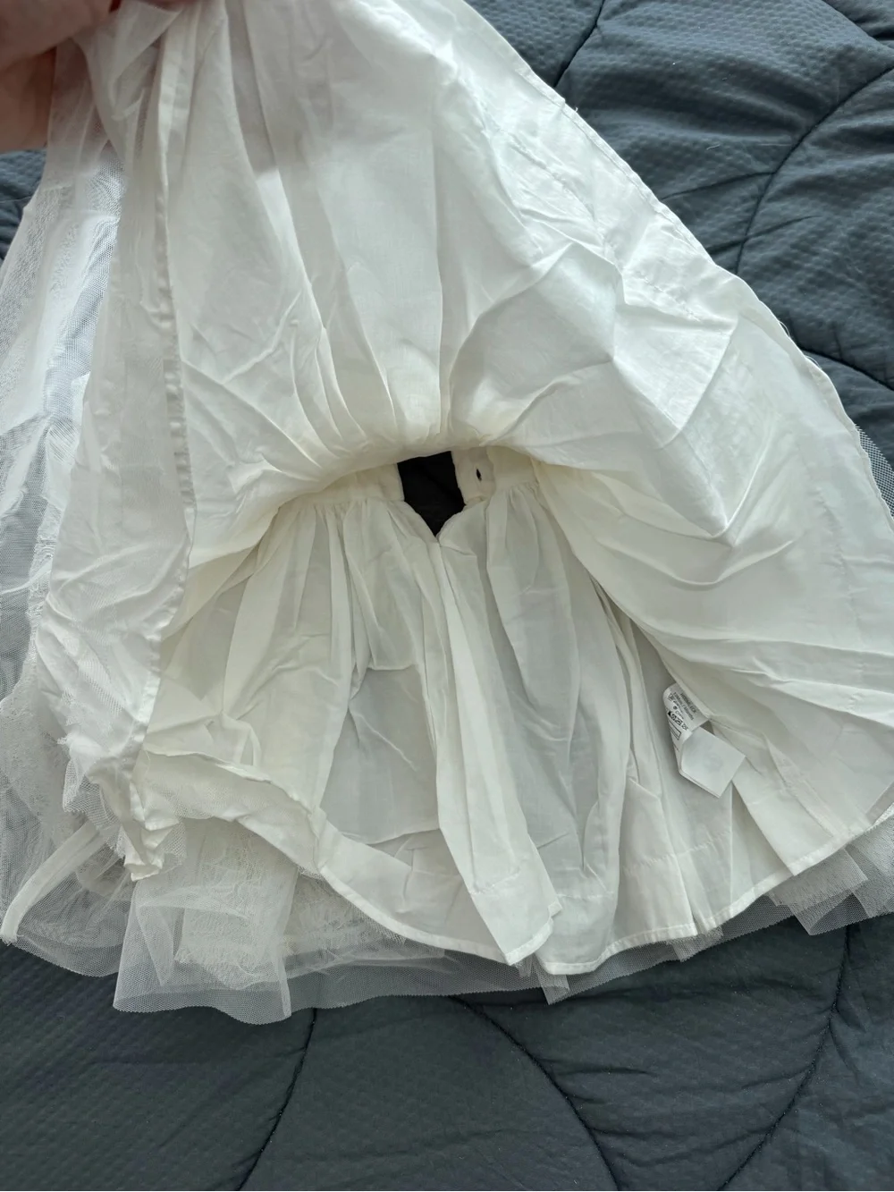 ORCHESTRA Baby girl 12M/74 cm Ivory Lace Tulle Formal Dress - like new!
