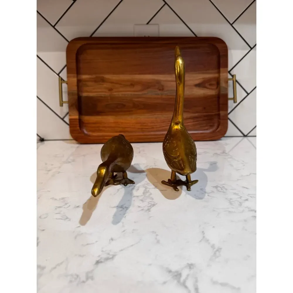 Vintage solid brass