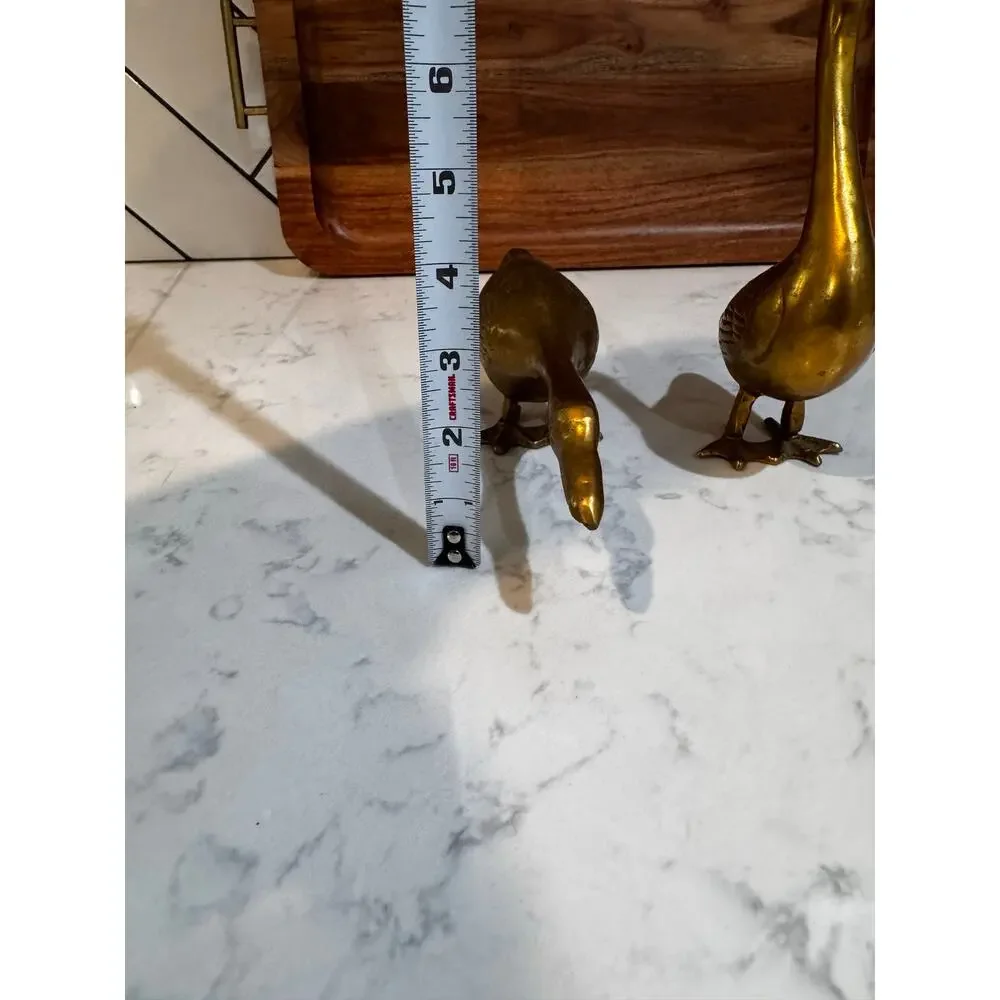 Vintage solid brass