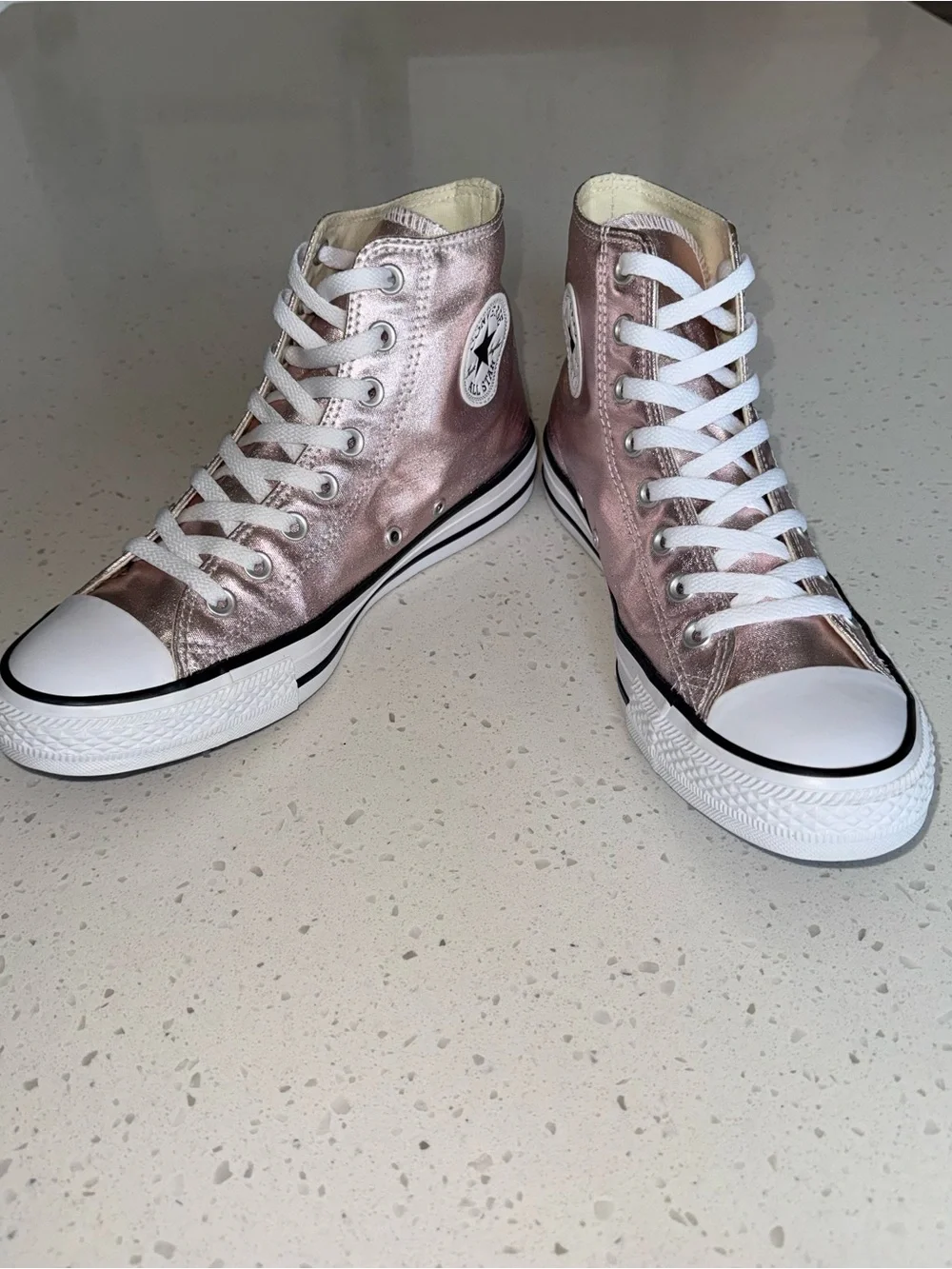 Converse metallic rose